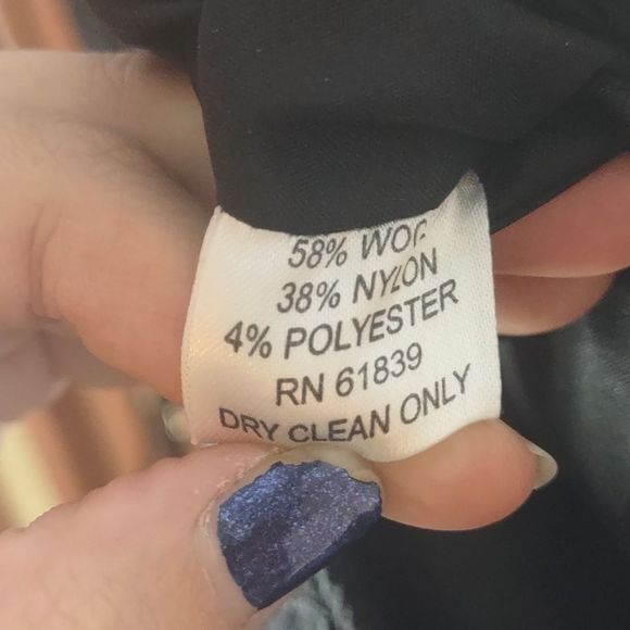 GORG TERI JON Rickie Freeman. S 14 Black Brocade Floor Length Skirt- HOLIDAY - Picture 8 of 8